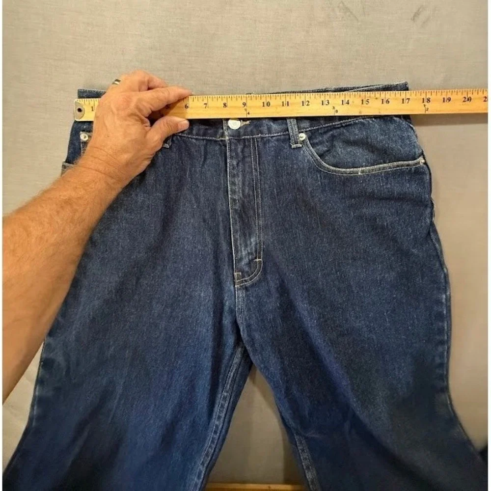 Vintage BOGARI‎ Mens Blue Denim Jeans Classic Fit Straight Mens Size 34x30 Adult